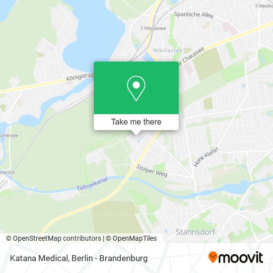 Katana Medical map