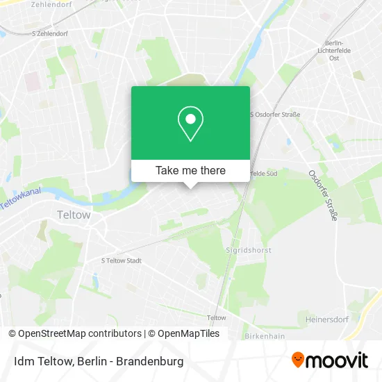 Карта Idm Teltow