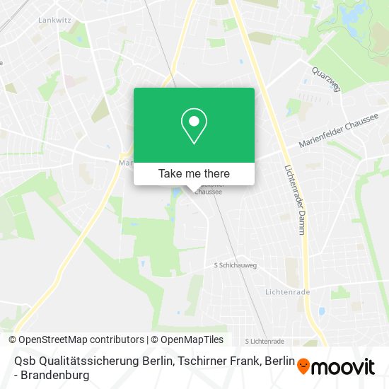 Карта Qsb Qualitätssicherung Berlin, Tschirner Frank