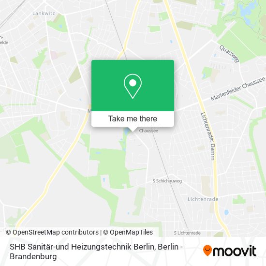 Карта SHB Sanitär-und Heizungstechnik Berlin