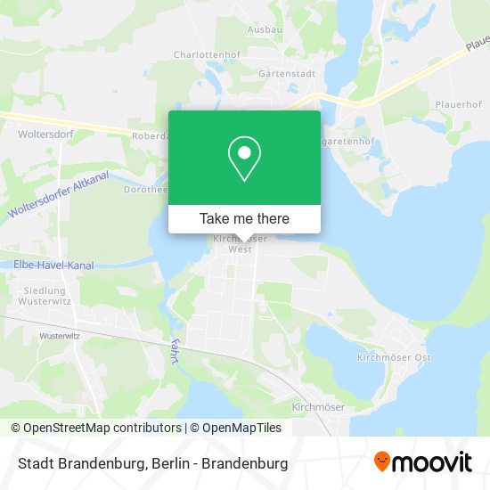 Stadt Brandenburg map