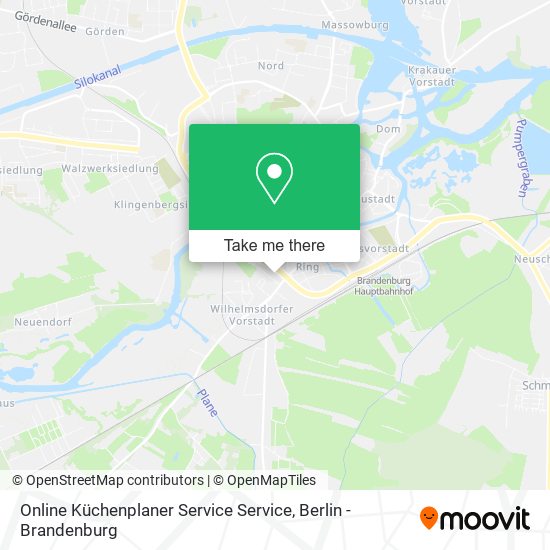 Online Küchenplaner Service Service map