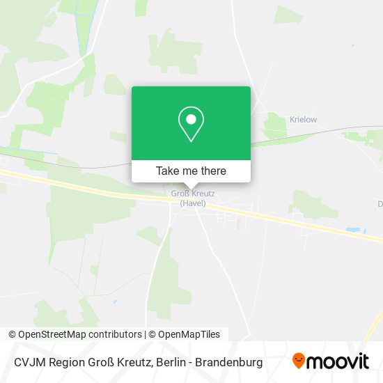 CVJM Region Groß Kreutz map