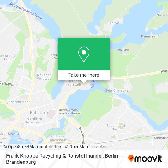 Frank Knoppe Recycling & Rohstoffhandel map