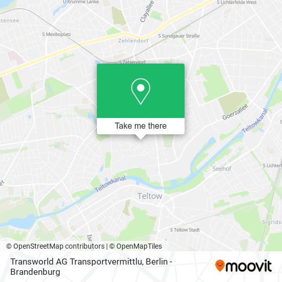 Transworld AG Transportvermittlu map