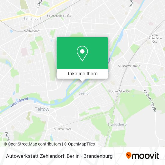 Карта Autowerkstatt Zehlendorf