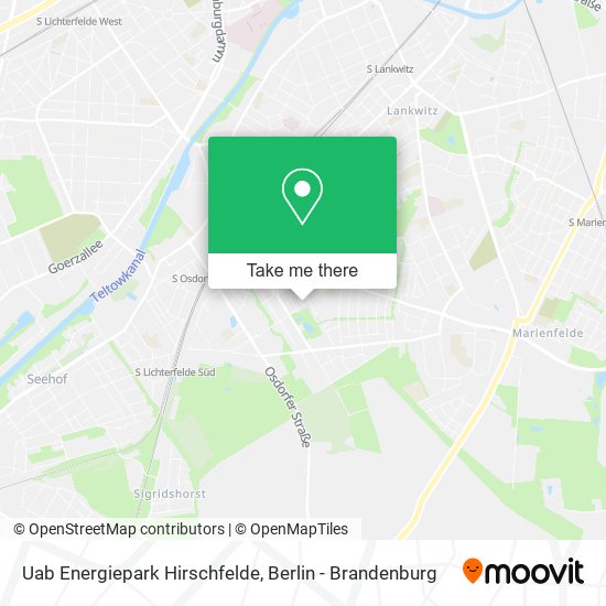 Uab Energiepark Hirschfelde map