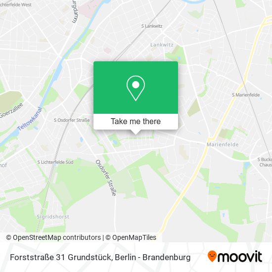 Forststraße 31 Grundstück map