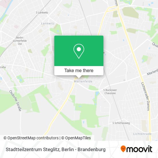 Stadtteilzentrum Steglitz map