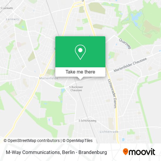 M-Way Communications map