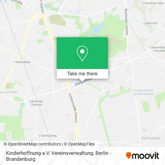 Kinderhoffnung e.V. Vereinsverwaltung map