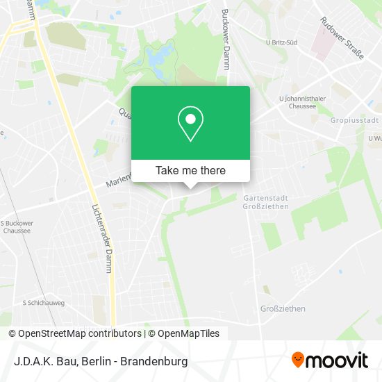 J.D.A.K. Bau map