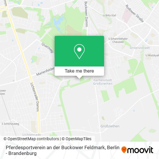 Pferdesportverein an der Buckower Feldmark map