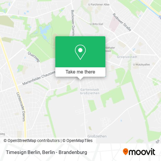 Timesign Berlin map