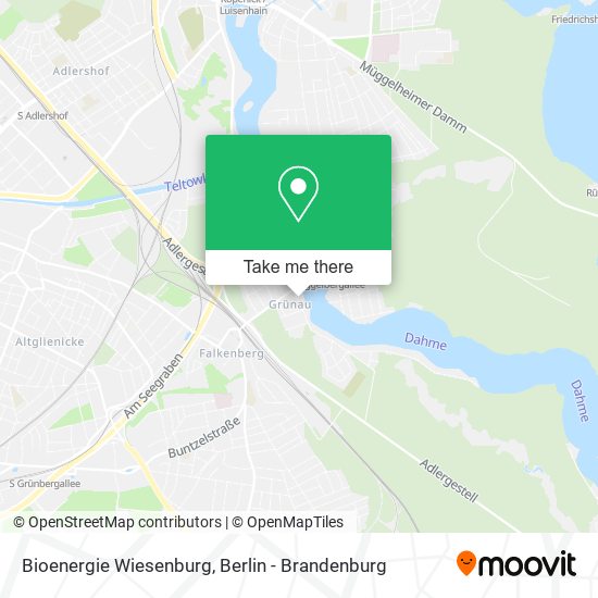 Bioenergie Wiesenburg map
