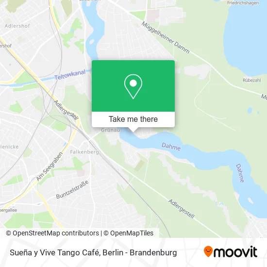 Карта Sueña y Vive Tango Café