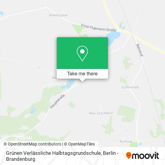 Карта Grünen Verlässliche Halbtagsgrundschule