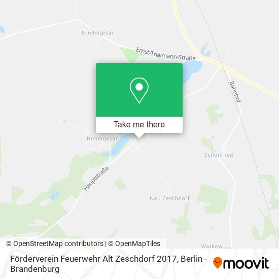 Förderverein Feuerwehr Alt Zeschdorf 2017 map
