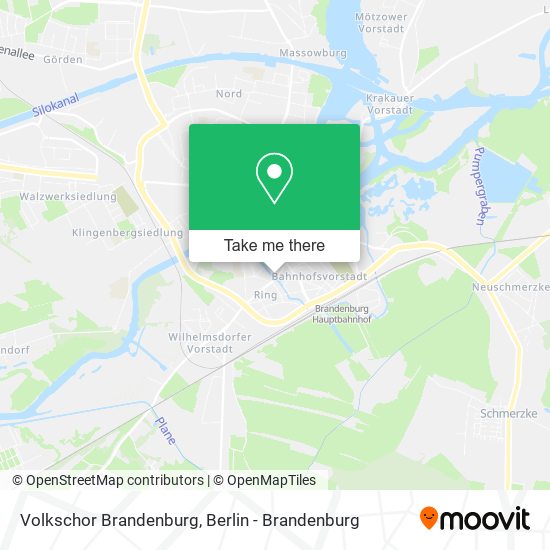 Volkschor Brandenburg map