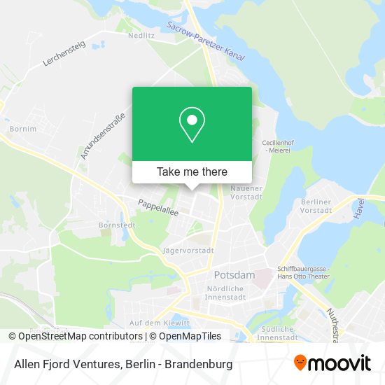 Карта Allen Fjord Ventures