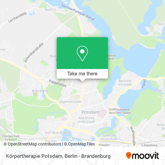 Körpertherapie Potsdam map
