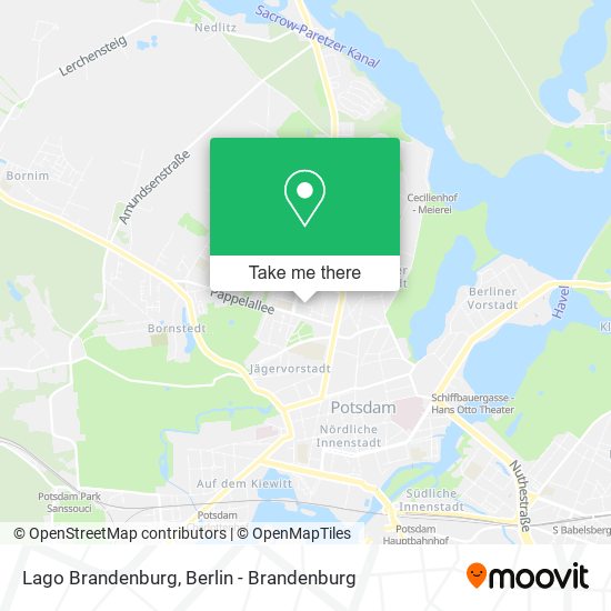 Lago Brandenburg map