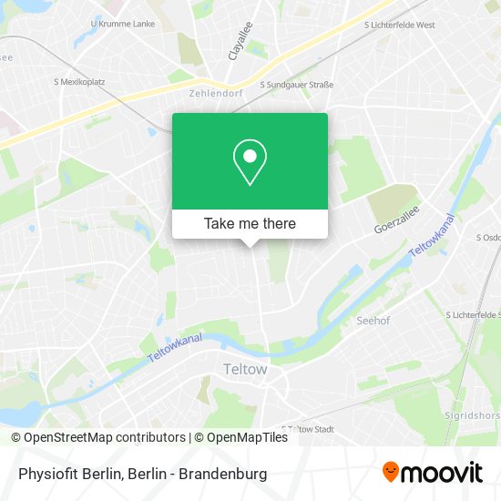 Карта Physiofit Berlin