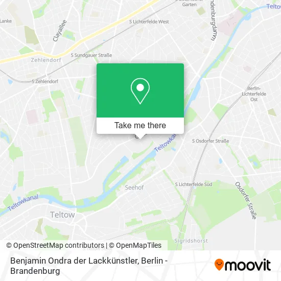 Карта Benjamin Ondra der Lackkünstler