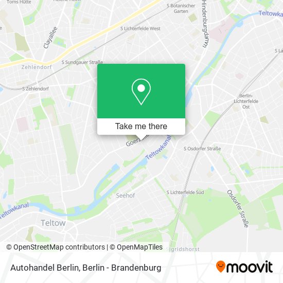 Autohandel Berlin map