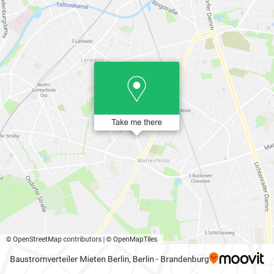 Baustromverteiler Mieten Berlin map