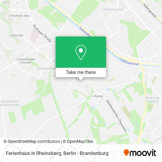 Ferienhaus in Rheinsberg map