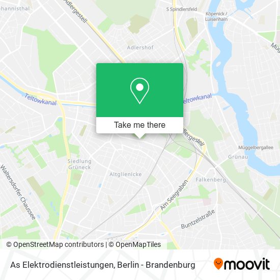 As Elektrodienstleistungen map