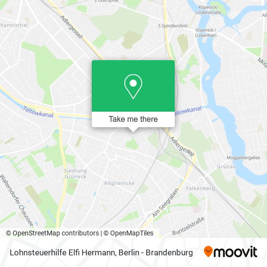 Карта Lohnsteuerhilfe Elfi Hermann