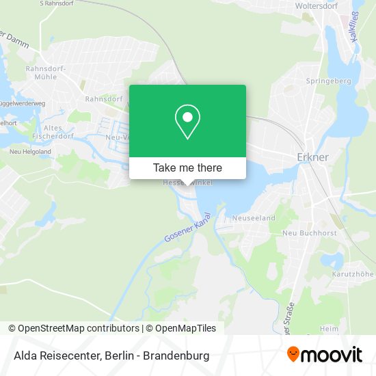 Alda Reisecenter map