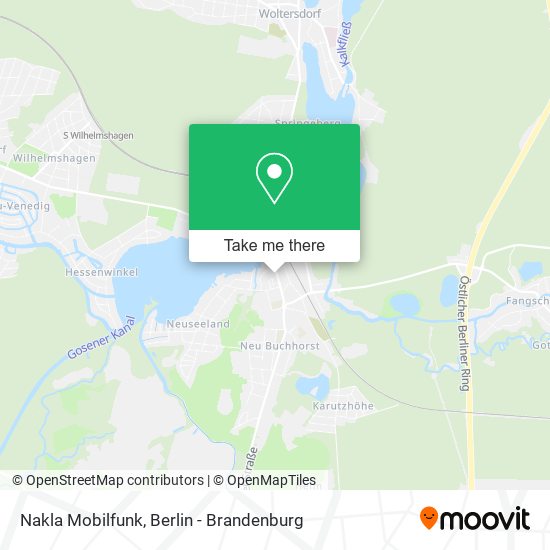 Карта Nakla Mobilfunk