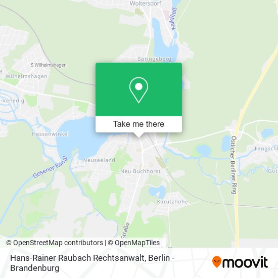 Карта Hans-Rainer Raubach Rechtsanwalt