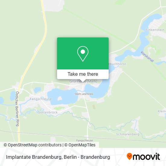 Implantate Brandenburg map