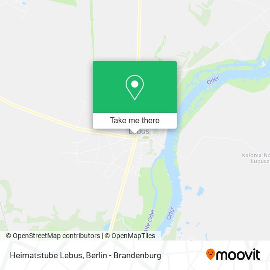Карта Heimatstube Lebus