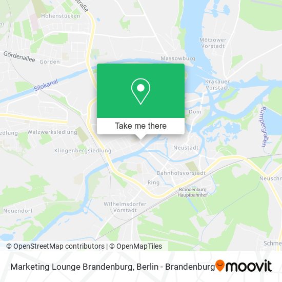 Marketing Lounge Brandenburg map