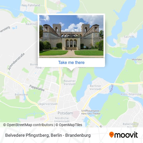 Belvedere Pfingstberg map