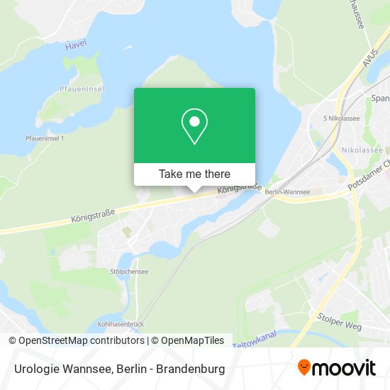 Urologie Wannsee map