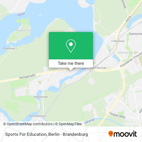 Sports For Education map