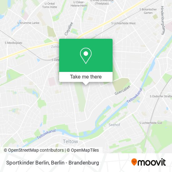 Sportkinder Berlin map