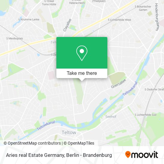 Aries real Estate Germany map