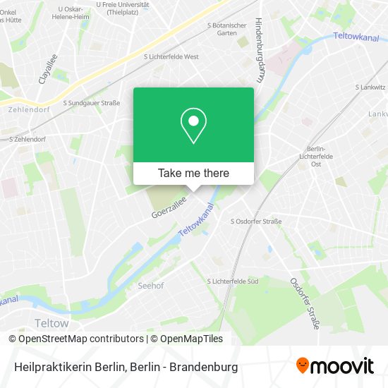 Карта Heilpraktikerin Berlin