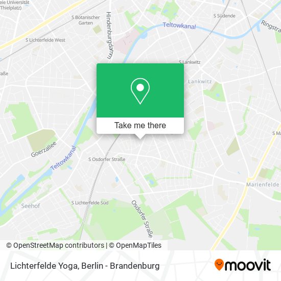 Lichterfelde Yoga map