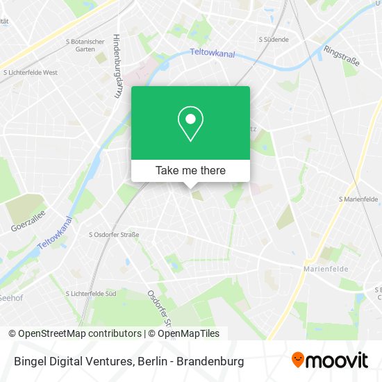 Карта Bingel Digital Ventures