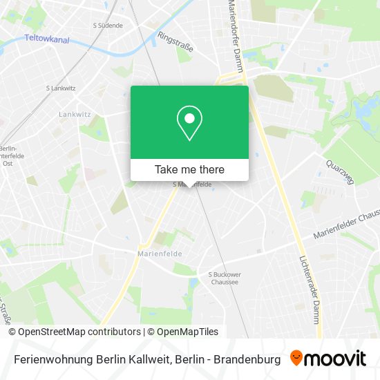 Ferienwohnung Berlin Kallweit map