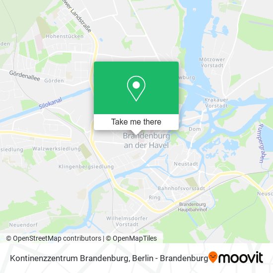 Kontinenzzentrum Brandenburg map