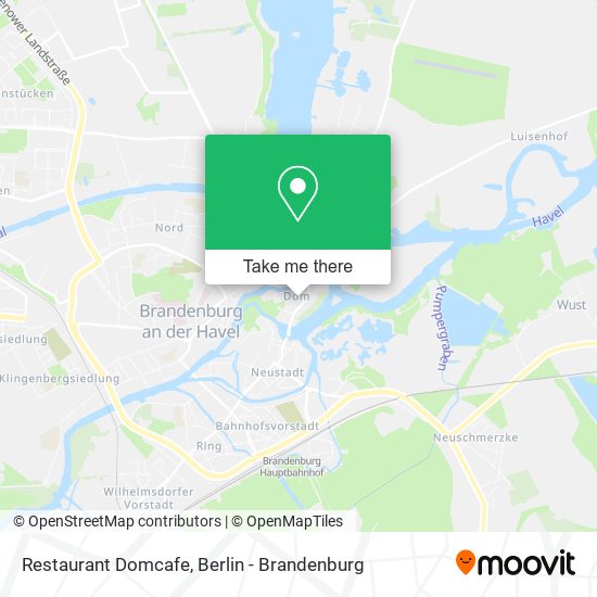Restaurant Domcafe map